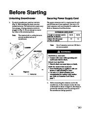 Toro 38025 1800 Power Curve Snowthrower Owners Manual, 1996 page 9