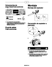 Toro 51587 Super Blower Vac Manual del Propietario, 1999, 2000 page 3