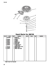 Toro 38079, 38087 and 38559 Toro  924 Power Shift Snowthrower Parts Catalog, 2001 page 26
