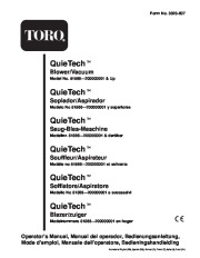 Toro Owners Manual, 2001 page 1