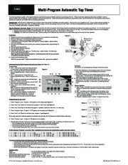 Toro Multi Program Automatic Tap Timerstallation Sprinkler Irrigation Owners Manual page 1