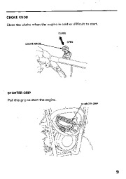 Honda HS522 Snow Blower Owners Manual page 10