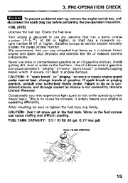 Honda HS522 Snow Blower Owners Manual page 16