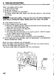 Honda HS522 Snow Blower Owners Manual page 33