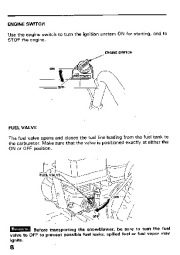 Honda HS522 Snow Blower Owners Manual page 9
