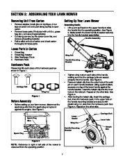 MTD 970 Series 21 Inch Self Propelled Rotary Lawn Mower Owners Manual page 7