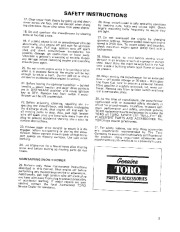 Toro 38010 421 Snowthrower Owners Manual, 1980 page 3