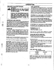 Craftsman 358.351080 358.351160 358.351180 16 18 Inch 2 Cycle Chainsaw Owners Manual, 1995 page 10