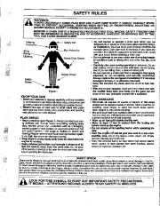 Craftsman 358.351080 358.351160 358.351180 16 18 Inch 2 Cycle Chainsaw Owners Manual, 1995 page 2