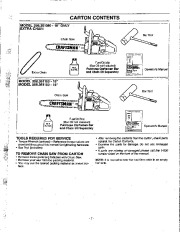 Craftsman 358.351080 358.351160 358.351180 16 18 Inch 2 Cycle Chainsaw Owners Manual, 1995 page 7