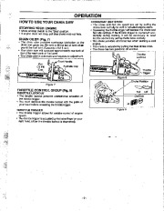 Craftsman 358.351080 358.351160 358.351180 16 18 Inch 2 Cycle Chainsaw Owners Manual, 1995 page 9