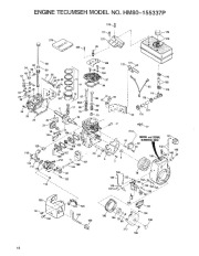 Toro 38543 Toro  824 Power Shift Snowthrower Parts Catalog, 1992 page 16