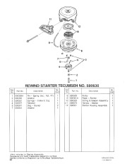 Toro 38543 Toro  824 Power Shift Snowthrower Parts Catalog, 1992 page 20