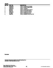 Murray 620000X30N Snow Blower Parts Manual page 15