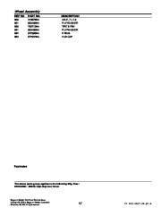 Murray 620000X30N Snow Blower Parts Manual page 17