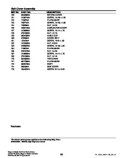 Murray 620000X30N Snow Blower Parts Manual page 19