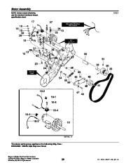 Murray 620000X30N Snow Blower Parts Manual page 20