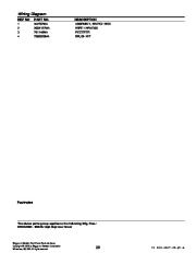 Murray 620000X30N Snow Blower Parts Manual page 23