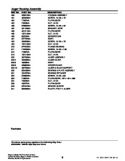 Murray 620000X30N Snow Blower Parts Manual page 9