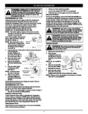 MTD Troy-Bilt TB26TB 4 Cycle Trimmer Lawn Mower Owners Manual page 5