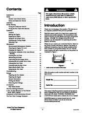 Toro 20046 Toro Super Recycler Mower, SR-21OSK Owners Manual, 2001 page 2
