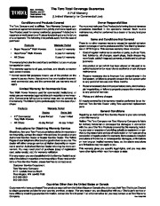 Toro 20046 Toro Super Recycler Mower, SR-21OSK Owners Manual, 2001 page 28