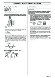 2006-2010 Husqvarna 343F 345FX 345FXT 343FR 343R 345RX Chainsaw Owners Manual, 2006,2007,2008,2009,2010 page 13