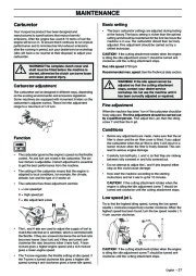 2006-2010 Husqvarna 343F 345FX 345FXT 343FR 343R 345RX Chainsaw Owners Manual, 2006,2007,2008,2009,2010 page 27
