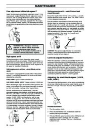 2006-2010 Husqvarna 343F 345FX 345FXT 343FR 343R 345RX Chainsaw Owners Manual, 2006,2007,2008,2009,2010 page 28