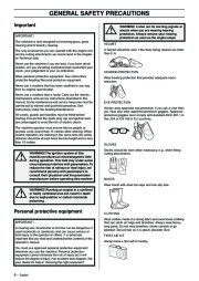 2006-2010 Husqvarna 343F 345FX 345FXT 343FR 343R 345RX Chainsaw Owners Manual, 2006,2007,2008,2009,2010 page 8