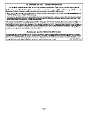 Toro 51619 Ultra Blower/Vacuum Manuel des Propriétaires, 2014 page 8