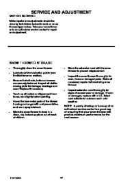 Murray 620000X30N Snow Blower Owners Manual page 17