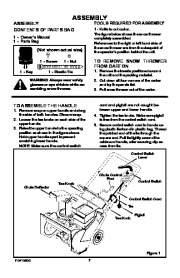 Murray 620000X30N Snow Blower Owners Manual page 7