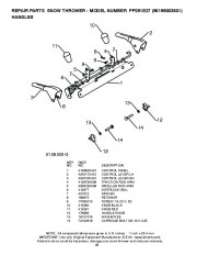 Poulan Pro Owners Manual, 2010 page 28