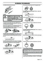 Husqvarna 346XP 346XPG 353 353G E-Tech TrioBrake Chainsaw Owners Manual, 2001,2002,2003,2004,2005,2006,2007,2008,2009,2010 page 25