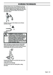 Husqvarna 346XP 346XPG 353 353G E-Tech TrioBrake Chainsaw Owners Manual, 2001,2002,2003,2004,2005,2006,2007,2008,2009,2010 page 29