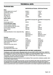 Husqvarna 346XP 346XPG 353 353G E-Tech TrioBrake Chainsaw Owners Manual, 2001,2002,2003,2004,2005,2006,2007,2008,2009,2010 page 39