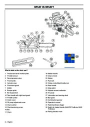 Husqvarna 346XP 346XPG 353 353G E-Tech TrioBrake Chainsaw Owners Manual, 2001,2002,2003,2004,2005,2006,2007,2008,2009,2010 page 6