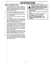 Craftsman 536.885020 Craftsman Track-Plus 32-Inch Snow Thrower Owners Manual page 16