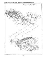 Craftsman 536.885020 Craftsman Track-Plus 32-Inch Snow Thrower Owners Manual page 34