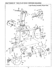 Craftsman 536.885020 Craftsman Track-Plus 32-Inch Snow Thrower Owners Manual page 36