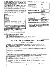 Craftsman 536.885020 Craftsman Track-Plus 32-Inch Snow Thrower Owners Manual page 4