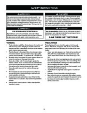 Craftsman 247.88955 Craftsman 24-Inch Snow Thrower Owners Manual, 2005 page 3