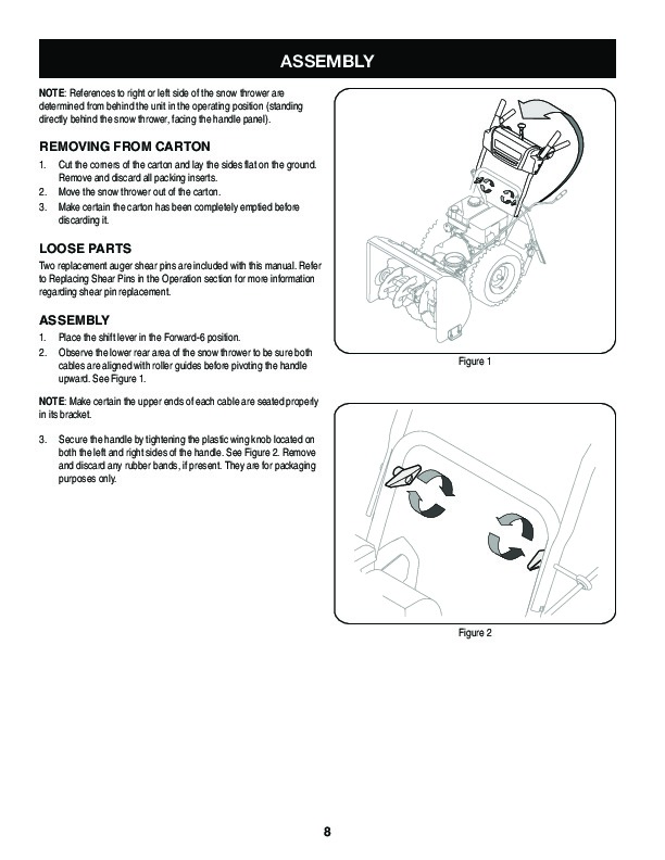 Snowblower Repair Guides and Manuals Sears PartsDirect