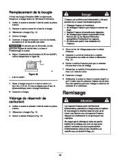 Toro 38547, 38560 and 38592 Toro 924 Power Shift Snowthrower Manuel des Propriétaires, 2002 page 28