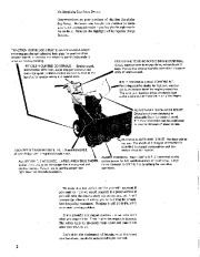 Simplicity 656 6 HP Two Stage Snow Blower Owners Manual page 4