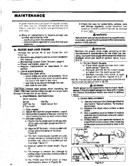 Poulan Owners Manual, 1991 page 16