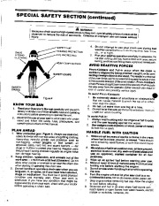 Poulan Owners Manual, 1991 page 4