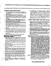Poulan Owners Manual, 1991 page 5