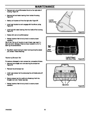 Murray 612100x30NA 12-Inch Electric Snow Shovel Owners Manual page 10